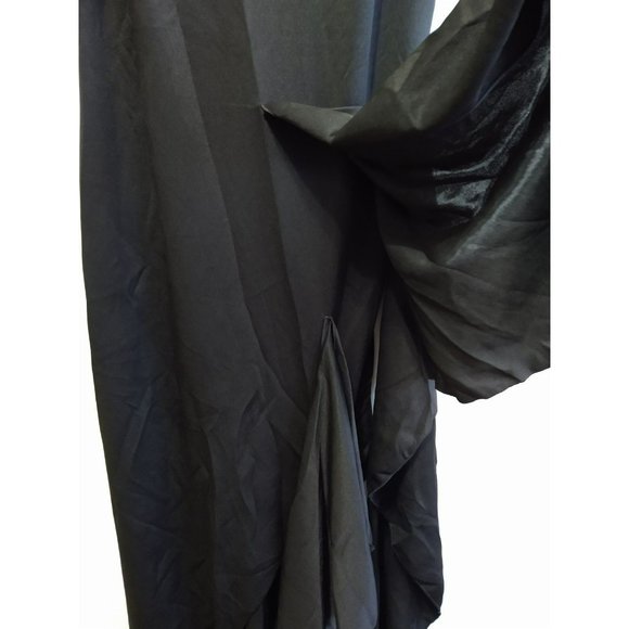 Cocktail Maxi Dress with side open leg Ruffle Size Large Unique style - Picture 5 of 8